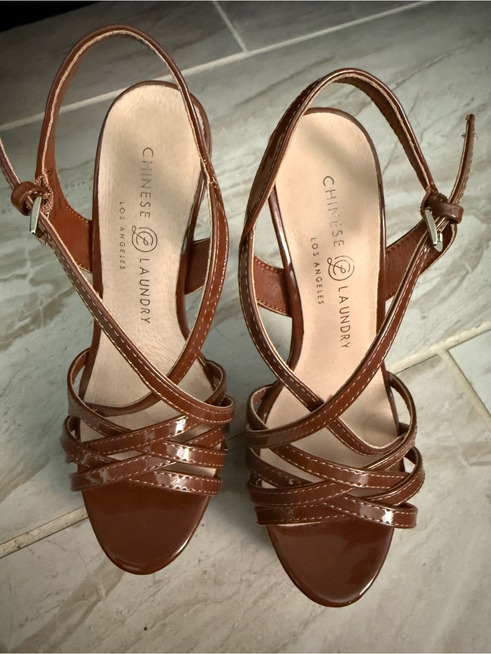 Chinese Laundry Brown Platform Heels - Picture 3 of 6